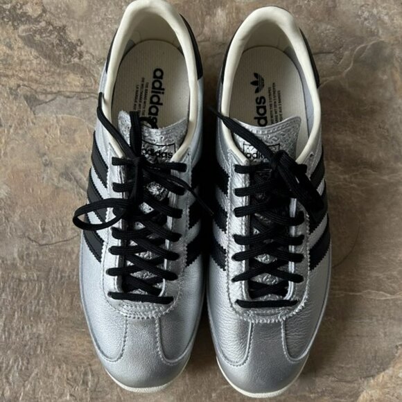 Adidas SL72 OG Silver Metallic Sneakers - Picture 2 of 6